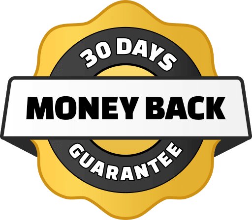 30 days money back guarantee